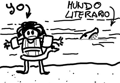 Yo y el mundo literario Dibujo chorra