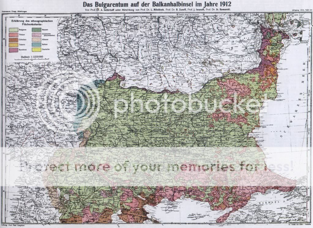 Bulgarian ethnographic map