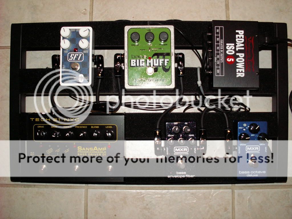 Bass Pedal Board Photo by Lasergoon Photobucket