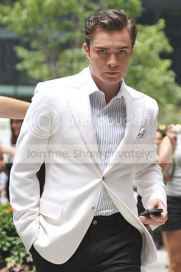 Ed Westwick alias Chuck Bass